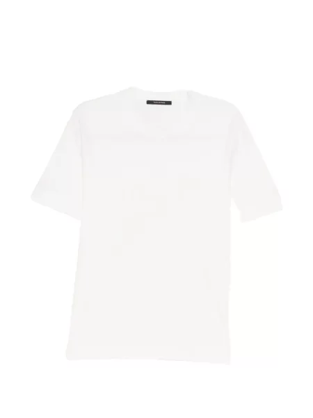 Tricou Tagliatore cu decolteu rotund alb