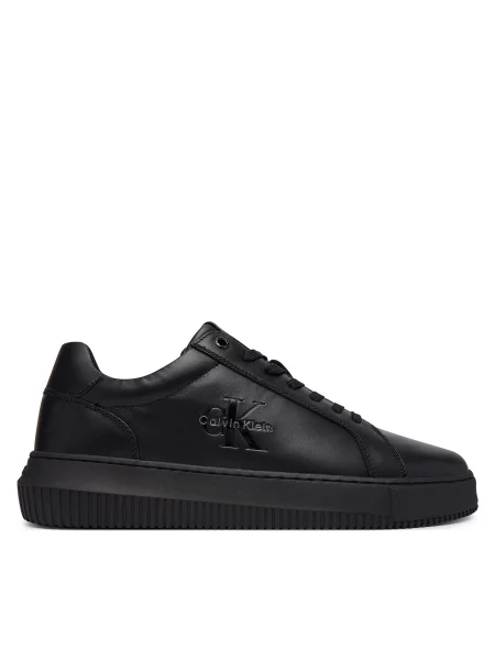 Sneakersy Calvin Klein Chunky Cupsole Mono Lth čierna