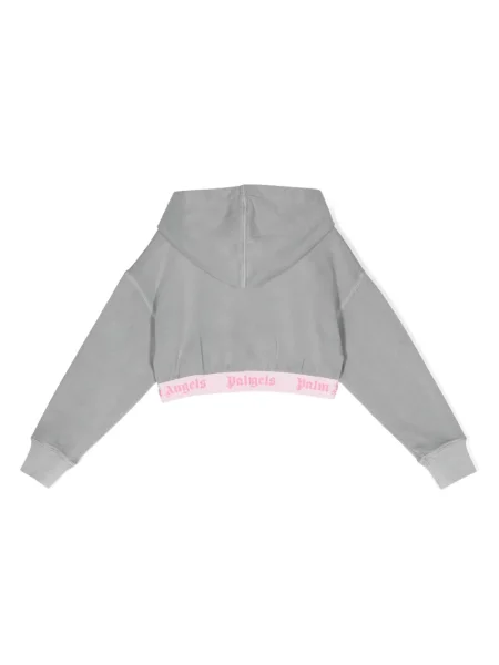 Bluza z kapturem dziecięca Palm Angels szara