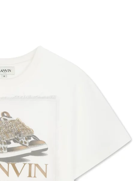 Koszulka dziecięca Lanvin Enfant biała