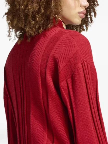 Pulover Adidas tricotate cu bretele galben