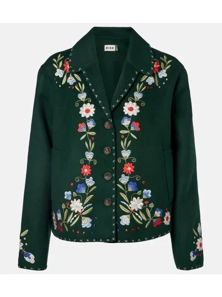 Geacă Rixo de lână verde