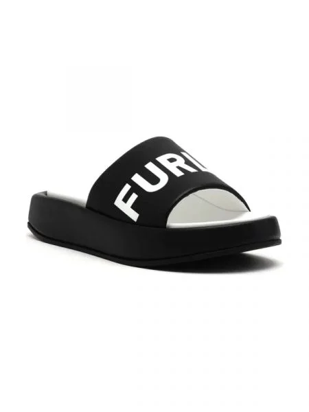 Furla Papucs REAL bőr hozzáadásával fekete