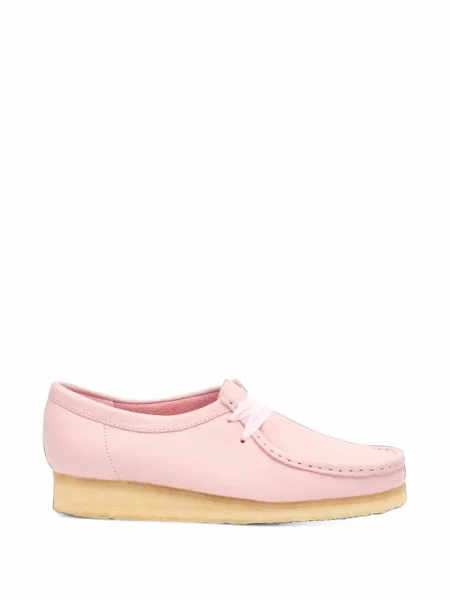 Pantofi loafer Clarks Originals din piele roz
