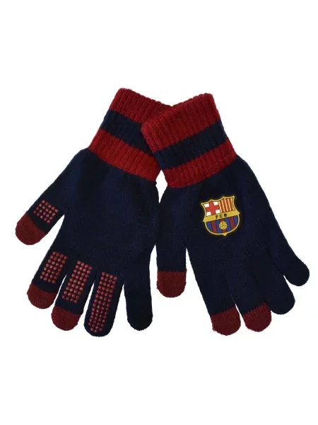 FC Barcelona rękawiczki zimowe L granatowy niebieskie