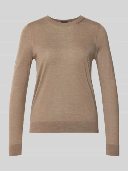 Sweter w kroju regular fit z czystej żywej wełny model Ferpina' Boss