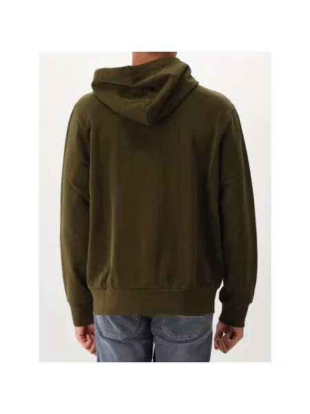 Bluza z kapturem Polo Ralph Lauren z kapturem zielona