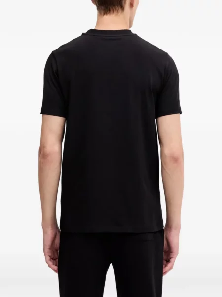 Scurt tricou Karl Lagerfeld cu imagine negru