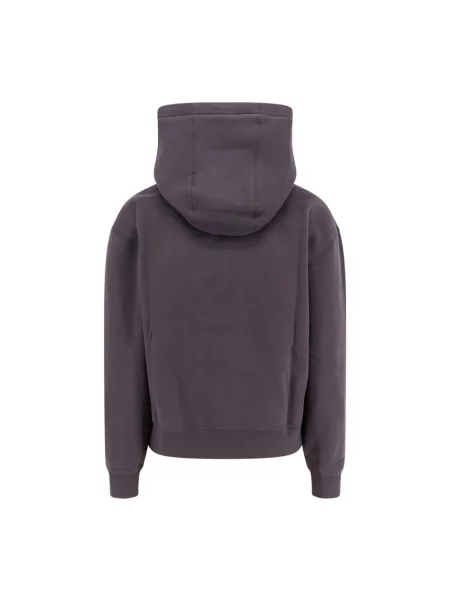 Bluza z kapturem Saint Laurent z kapturem szara
