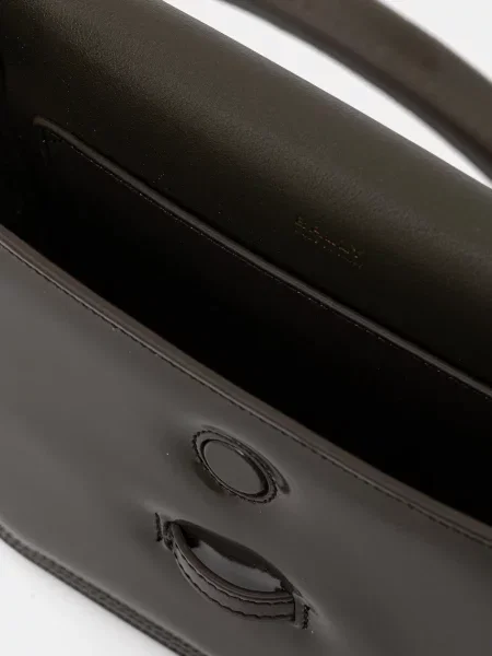 Кожаная сумка Bally зеленая