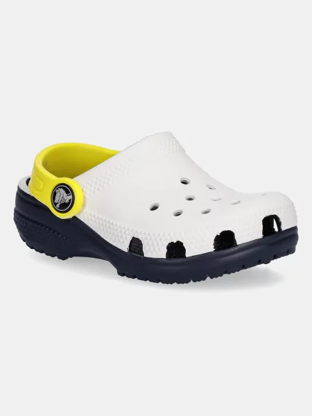 Crocs pantofle CLASSIC RETRO SPORT CLOG T bílé