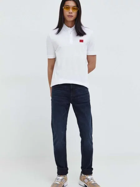 Polo majica Hugo bela
