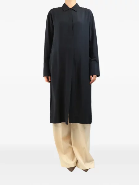 Rochie tip cămașă Joseph din crep negru