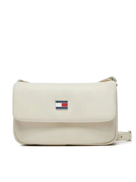 Kabelka Tommy Jeans béžová