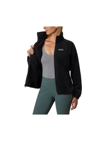 Geacă Columbia din fleece negru