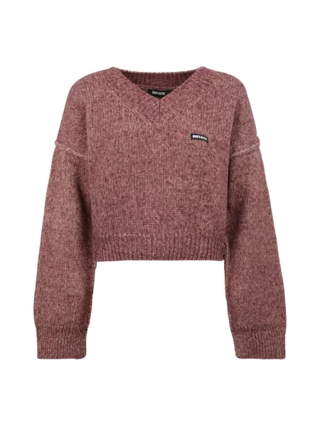 Sweter Rotate Birger Christensen z wełny merino czerwony