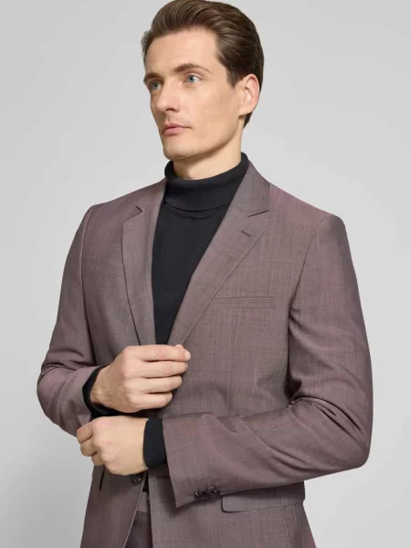 Marynarka garniturowa o kroju extra slim fit z mieszanki wełny dziewiczej Model Hugo
