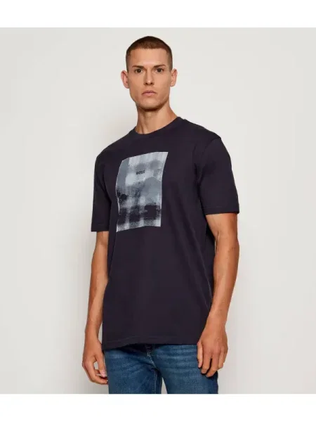 BOSS ORANGE Tricou Te_brokenic portocaliu