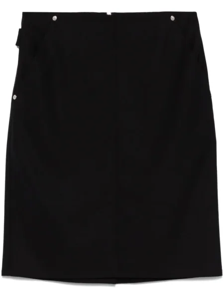 Mały spódnica jeansowa Moschino Jeans z rozcieciem czarna