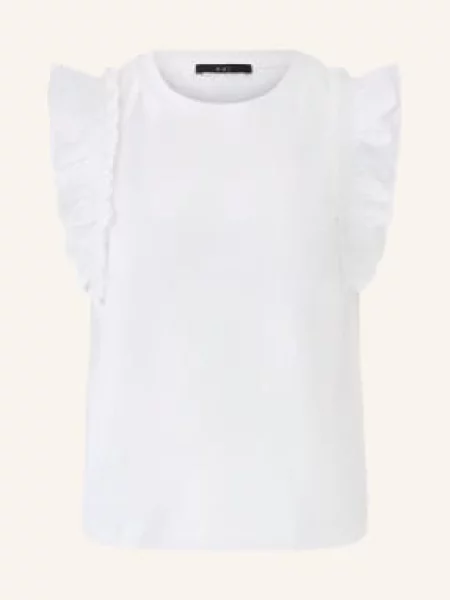 Top Oui s volány bílý