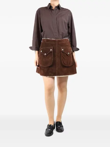 Fusta mini Mm6 Maison Margiela maro