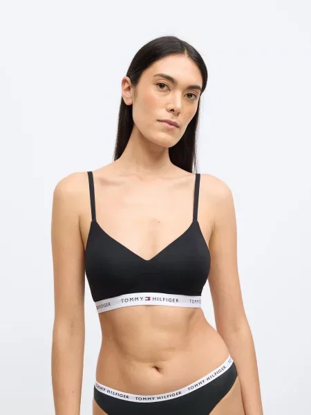 Tommy Hilfiger Underwear Podprsenka čierna biela