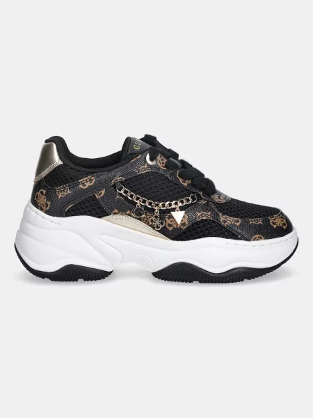 Sneakerși Guess negru