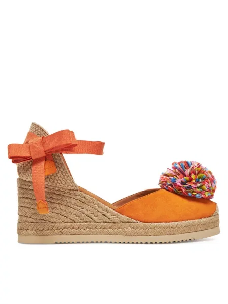 Espadryle Unisa pomarańczowe