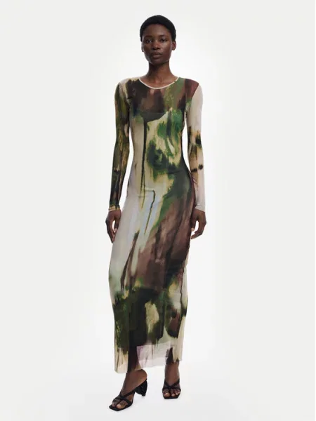 Desigual Vsakodnevna obleka Godiva zelena