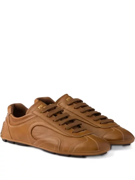 Sneakerși Prada maro