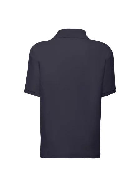 Tricou polo copii Fruit Of The Loom gri