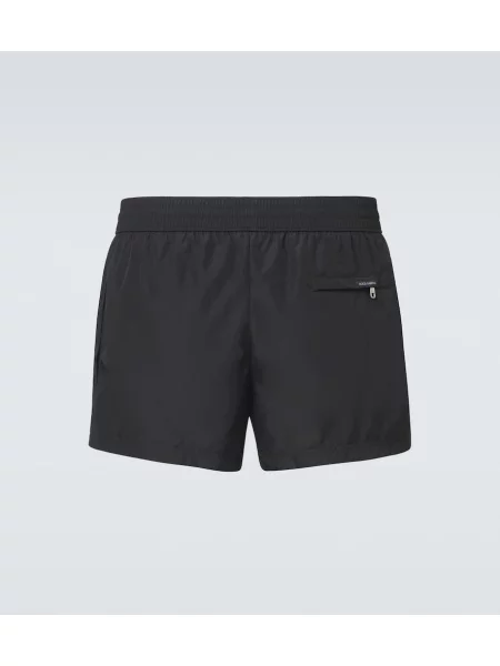 Spodný diel plaviek Dolce&gabbana s autogramom čierna