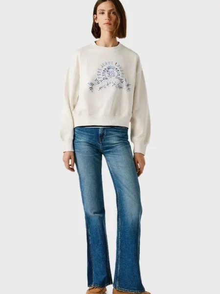 Свитшот Pepe Jeans белый