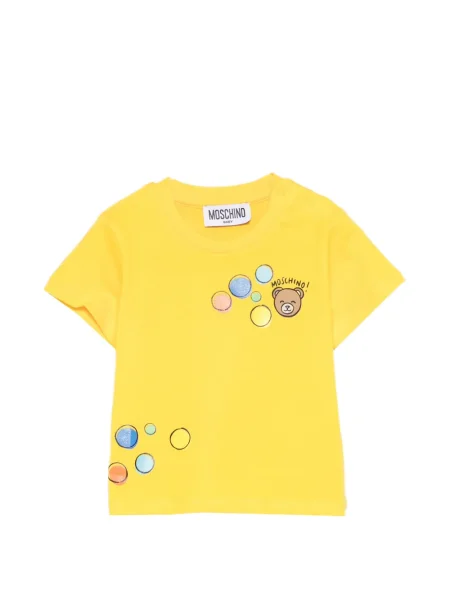 Koszulka dziecięca Moschino żółta