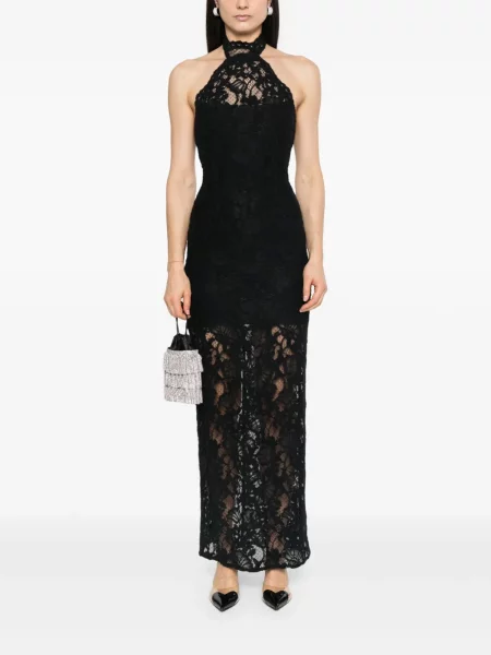 Rochie maxi Manuri de costum negru