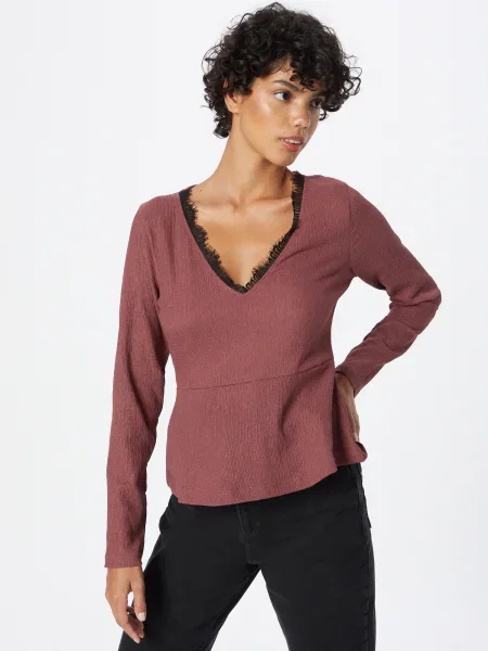 ABOUT YOU Tricou Sharon ciclam negru