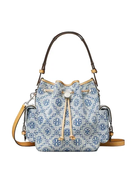 Kapelusz Tory Burch niebieski