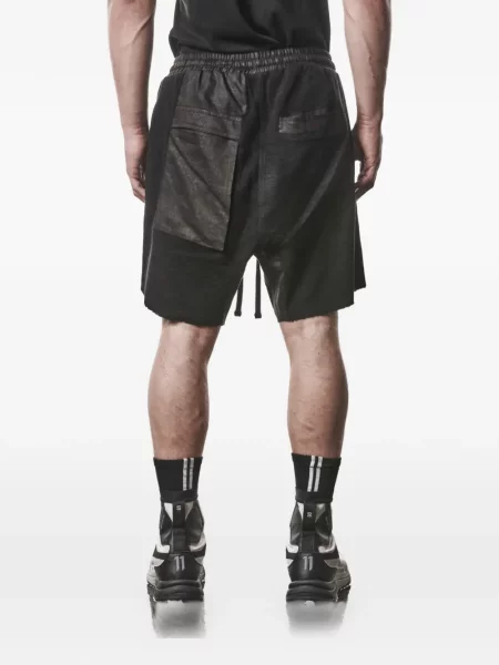 Șnur de strângere pantaloni scurți Thom Krom negru