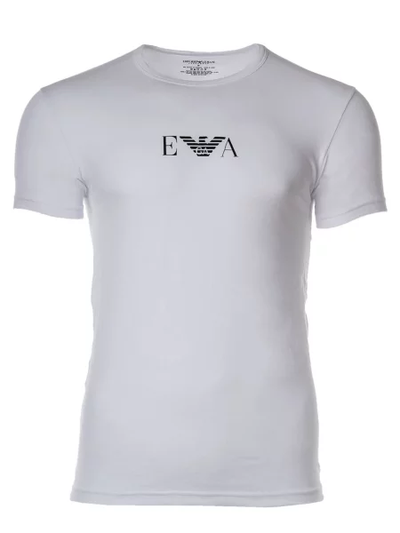 Emporio Armani Tričko čierna biela