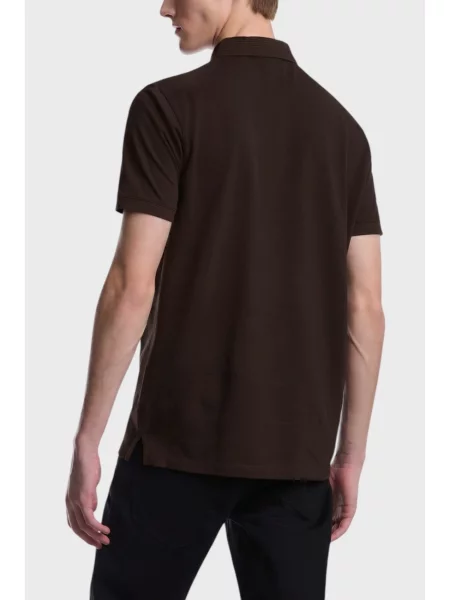 Поло Emporio Armani коричневое