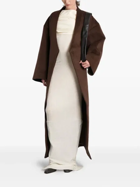 Rochie maxi Entire Studios drapată de costum alb