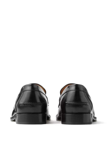 Pantofi loafer Versace din piele negru