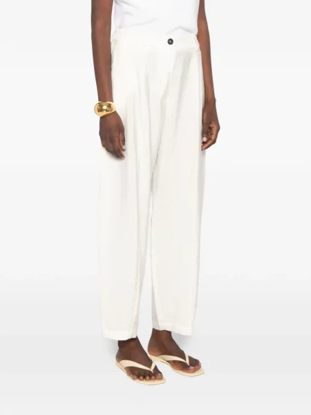 Spodnie Cordera białe