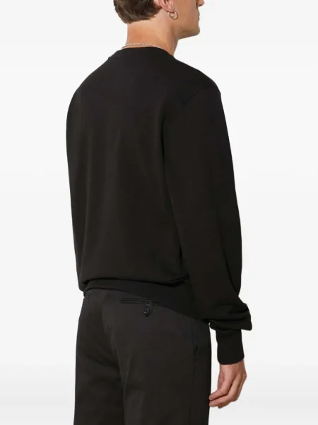 Hanorac Filling Pieces cu broderie negru