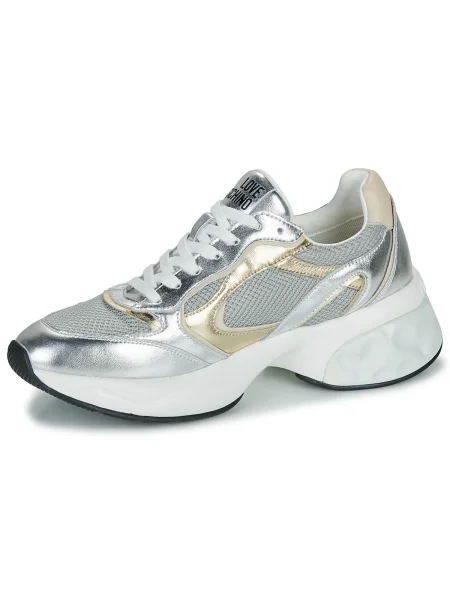 Sneakerși Love Moschino de cristal