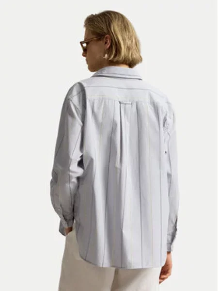 Polo Ralph Lauren Marškiniai Šviesiai Oversize mėlyna