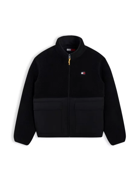 Tommy Jeans Geacă de primăvară-toamnă ESSENTIAL' negru