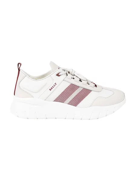 Sneakersy Bally skórzane białe