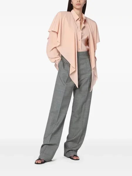 Cămașă Stella Mccartney drapată roz