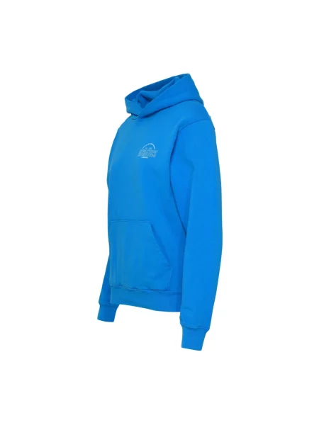 Bluza z kapturem Sporty And Rich z kapturem niebieska
